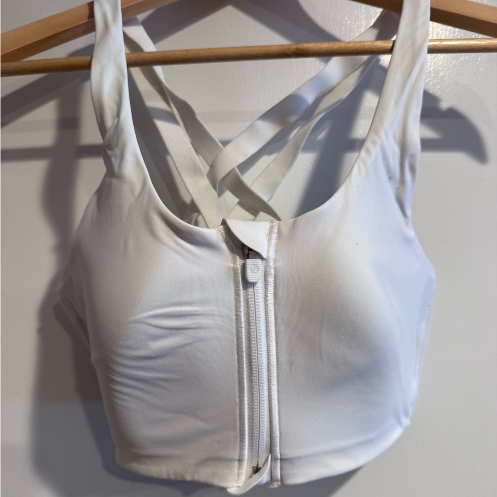 Lululemon Athletica White Sports Bra